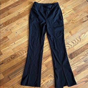 MTA Sport Black Flared Leggings with Front Seam